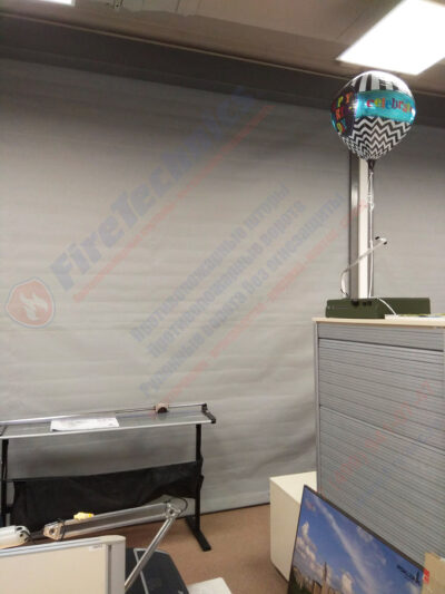 Противопожарные шторы FireTechnics на оконные проемы